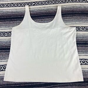 Chico's Size 3 Basic Cream White Tank Top Undershirt